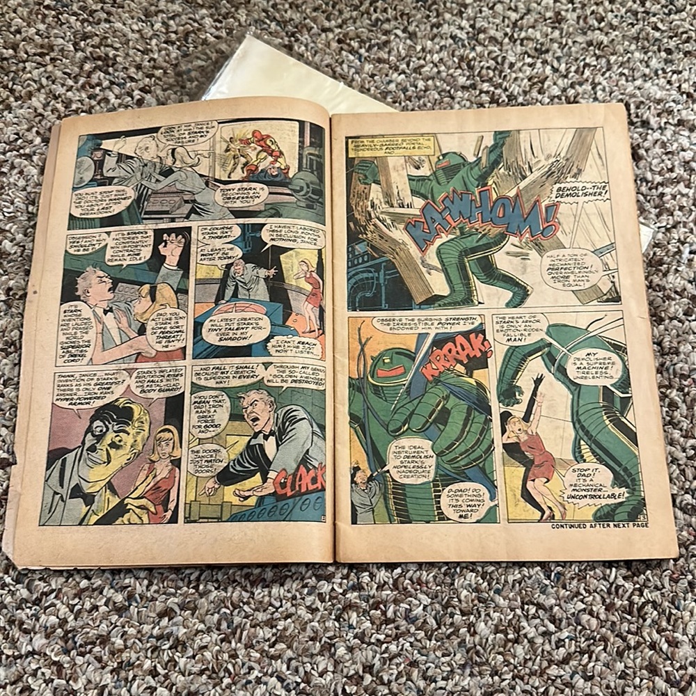 Vintage 1968 THE INVINCIBLE IRON MAN #2 MARVEL 12 cent COMIC BOOK - Picture 4 of 14